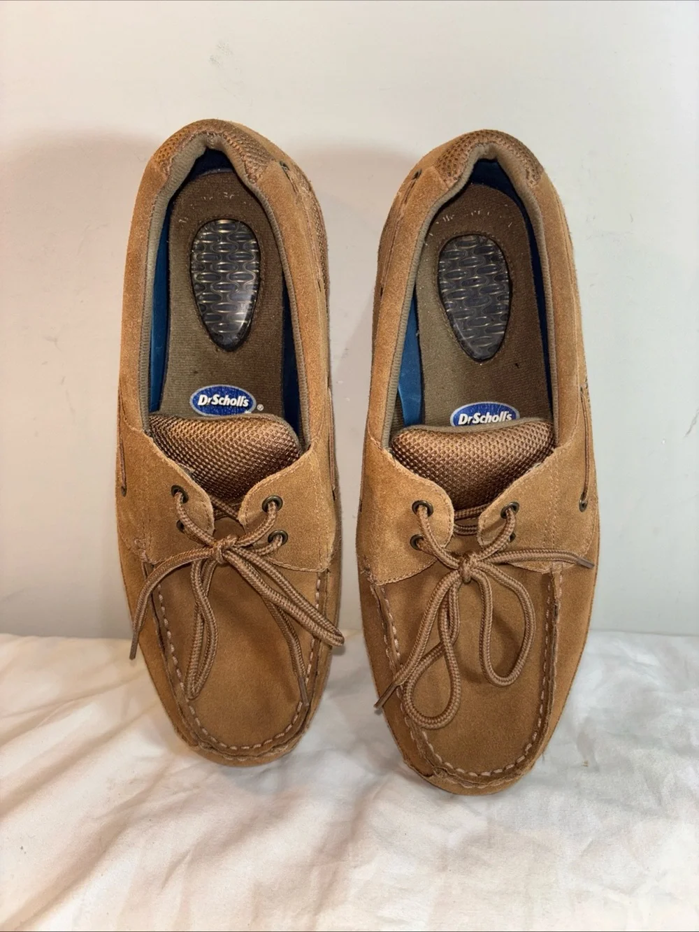 Dr. Scholl's Men's Brown Suede Boat Shoes 7/23